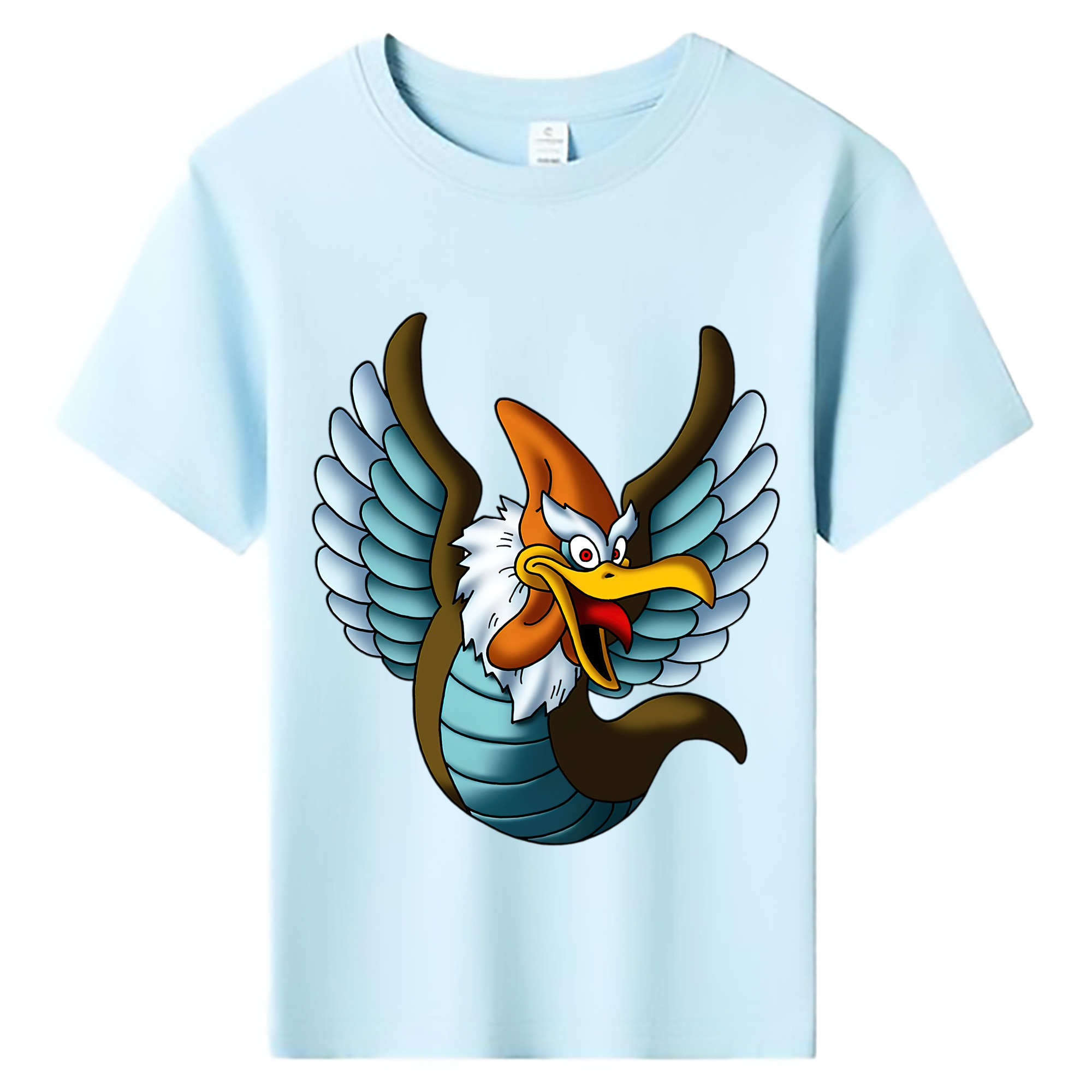 （画像用） ドラゴンクエスト Doragon Kuesuto Dragon Quest 綿100％キッズTシャツ（フロントプリント）